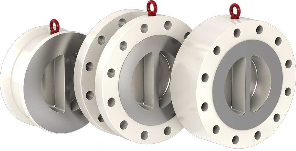dual plates valves